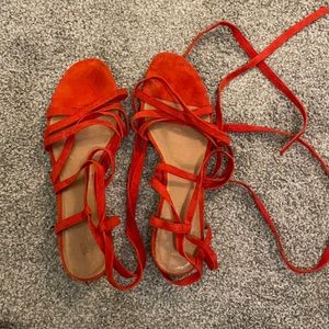 Madewell Strappy Sandal Size 10